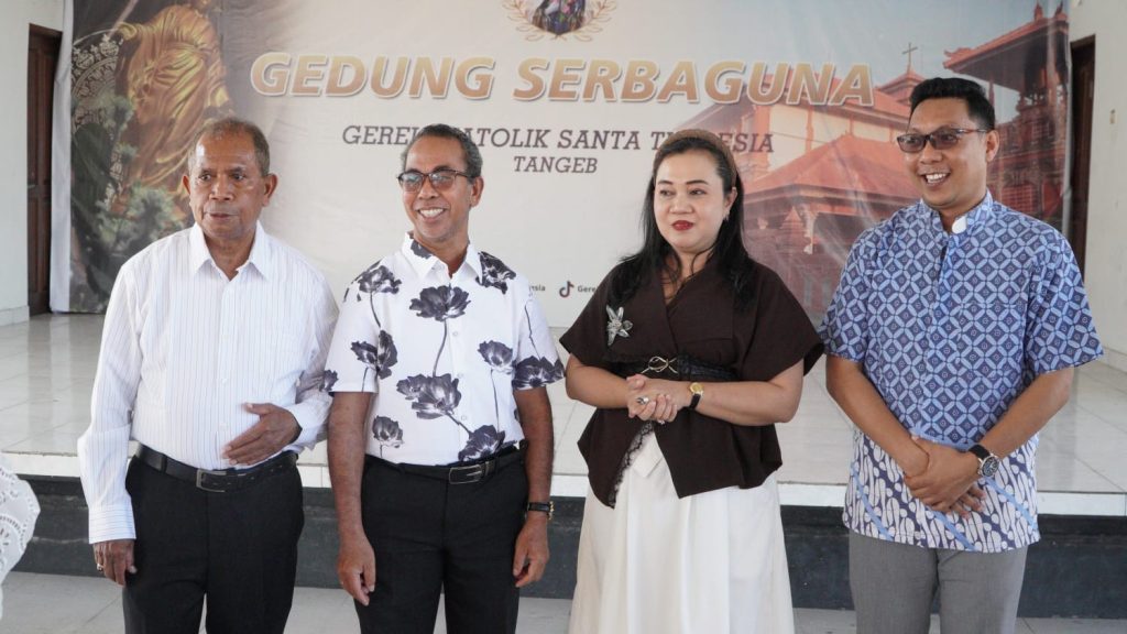 Sebanyak 23 anak dari Stasi Cemagi, Abianbase, Sading, dan pusat Paroki St. Theresia Tangeb menerima Komuni Pertama pada Misa Hari Raya Tubuh dan Darah Kristus, Minggu 7 Juni 2026.