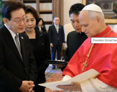 Presiden Korea Selatan Lee Jae-myung bertemu Paus Leo XIV