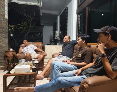 Tim Komsos Kristus Raja Abianbase rapat koordinasi bersama Ketua Dewan Stasi